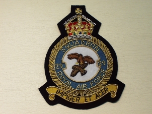29 Sqdn KC RAF blazer badge - Click Image to Close