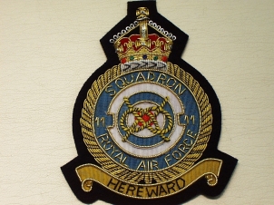 2 Sqdn RAF KC blazer badge - Click Image to Close