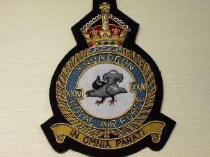 24 Sqdn KC RAF blazer badge - Click Image to Close