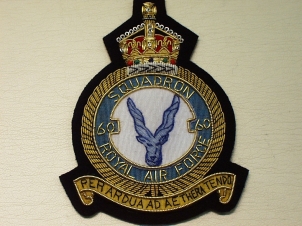 60 Sqdn KC RAF blazer badge - Click Image to Close