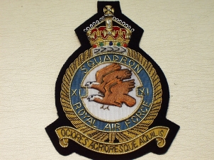 11 Squadron KC RAF blazer badge - Click Image to Close