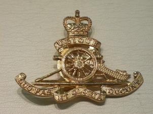Royal Artillery QC cap badge - Click Image to Close