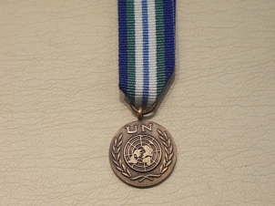 UNMINUSTAH miniature medal - Click Image to Close
