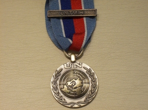 UNTMIH UN Haiti with bar miniature medal - Click Image to Close