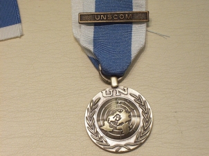 UNSSM bar UNSCOM miniature medal - Click Image to Close