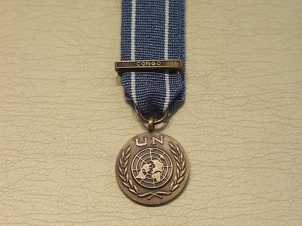 UNTSO UNOGIL ONUC bar Congo miniature medal - Click Image to Close