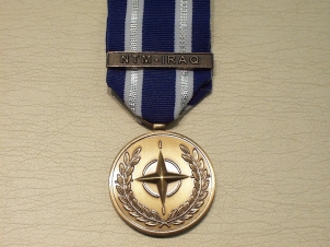 NATO bar NTM-IRAQ full size medal - Click Image to Close