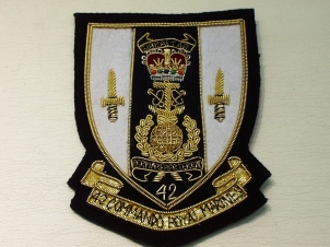 42 Commando Royal Marines blazer badge - Click Image to Close