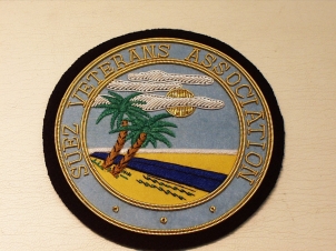 Suez Veterans Association blazer badge - Click Image to Close