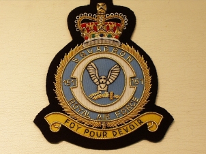 151 Squadron RAF QC blazer badge - Click Image to Close