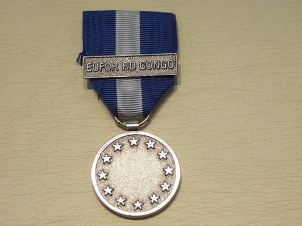 EU ESDP EUFOR RD Congo Planning & Support full size medal - Click Image to Close