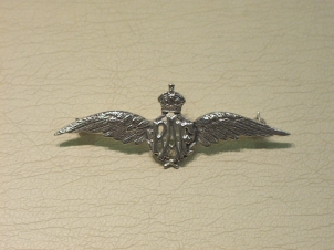 Silver Royal Air Force brooch - Click Image to Close