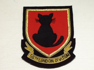 56th London Division blazer badge - Click Image to Close