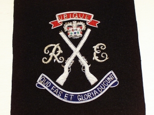 Royal Engineers Rifle Association blazer badge - Click Image to Close