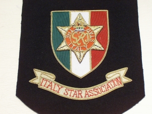 Italy Star Association blazer badge - Click Image to Close