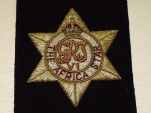 Africa Star Association blazer badge - Click Image to Close