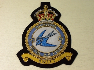 72 Squadron RAF KC blazer badge - Click Image to Close
