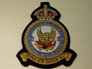 57 Squadron RAF KC blazer badge - Click Image to Close