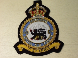 65 Squadron RAF KC blazer badge - Click Image to Close