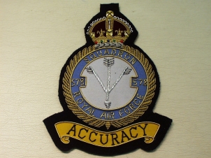 578 Squadron RAF KC blazer badge - Click Image to Close