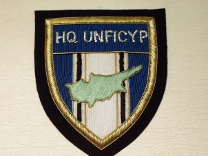 HQ UNFICYP blazer badge - Click Image to Close
