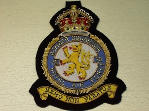 78 Bomber Squadron RAF KC blazer badge - Click Image to Close