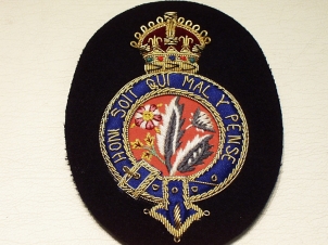 Welch Regiment old pattern blazer badge - Click Image to Close