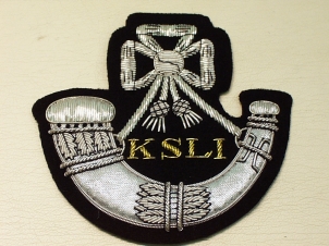Kings Shropshire Light Infantry blazer badge - Click Image to Close