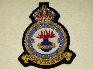 661 Squadron Royal Air Force King's Crown blazer badge - Click Image to Close