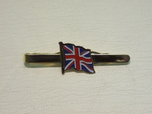 Union Jack flag tie slide - Click Image to Close