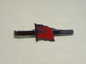 Merchant navy flag tie slide - Click Image to Close