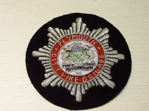 Plymouth City Fire Brigade blazer badge - Click Image to Close