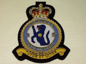73 Squadron RAF QC blazer badge - Click Image to Close