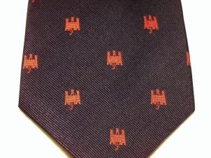 Royal Anglian Regiment silk crested tie - Click Image to Close