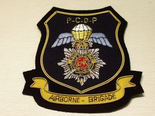 Parachute Collection and Distribution Platoon RASC blazer badge - Click Image to Close