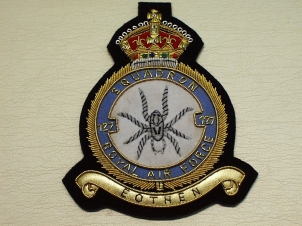 127 Squadron RAF KC blazer badge - Click Image to Close