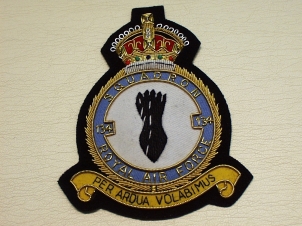 134 Squadron RAF KC blazer badge - Click Image to Close