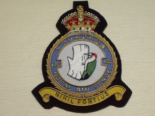 136 Squadron RAF KC blazer badge - Click Image to Close