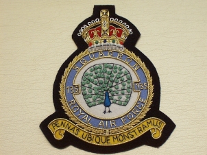 135 Squadron RAF KC blazer badge - Click Image to Close