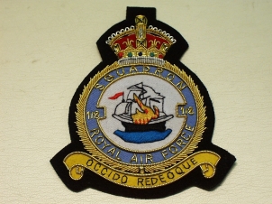 118 Squadron RAF KC blazer badge - Click Image to Close