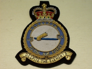 115 Squadron RAF QC blazer badge - Click Image to Close