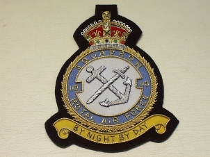 119 Squadron RAF KC blazer badge - Click Image to Close