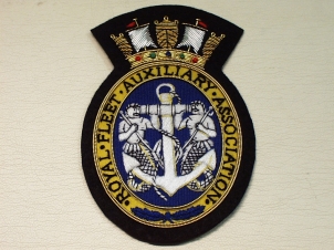 Royal Fleet Auxiliary Association blazer badge - Click Image to Close