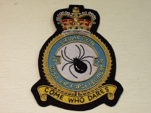 58 Squadron RAF Regiment blazer badge - Click Image to Close