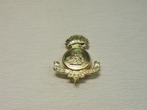 Northumberland Fusiliers gilt brooch - Click Image to Close