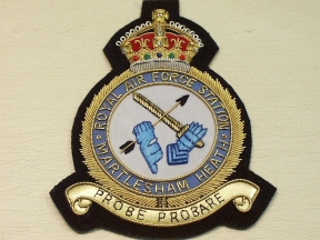 RAF Station Martlesham Heath KC blazer badge - Click Image to Close