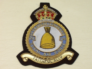 152 (Hyderabad) Squadron RAF KC blazer badge - Click Image to Close