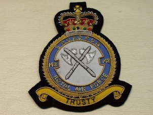 148 Squadron RAF QC blazer badge - Click Image to Close