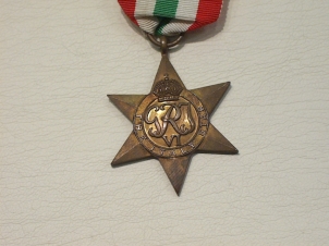 Italy star original full size medal - Click Image to Close
