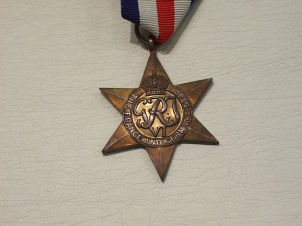 France & Germany star original full size medal - Click Image to Close